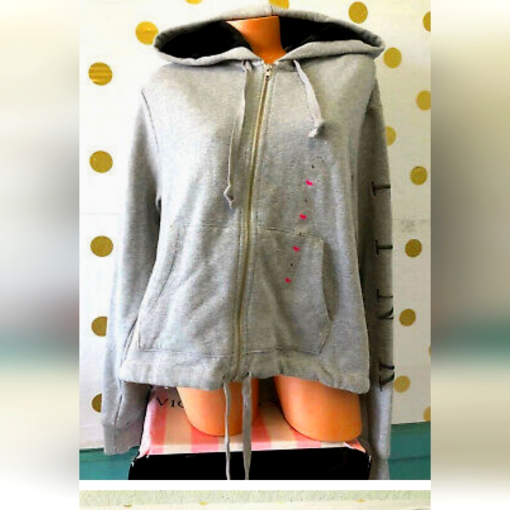 Victoria's secret cropped hoodie. L Rare